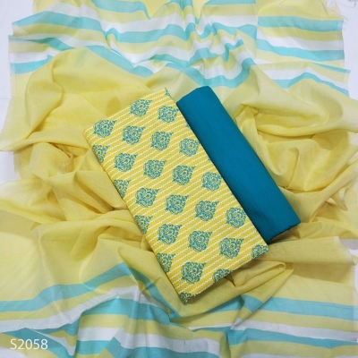 Picture of Premium  Quality Unstitch 3 Pieces