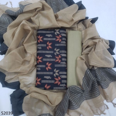 Picture of Premium  Quality Unstitch 3 Pieces