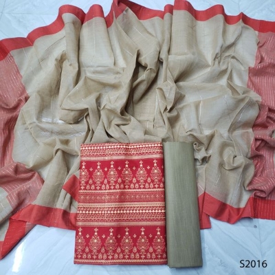 Picture of Premium  Quality Unstitch 3 Pieces