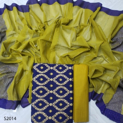 Picture of Premium  Quality Unstitch 3 Pieces