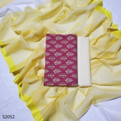 Picture of Premium  Quality Unstitch 3 Pieces