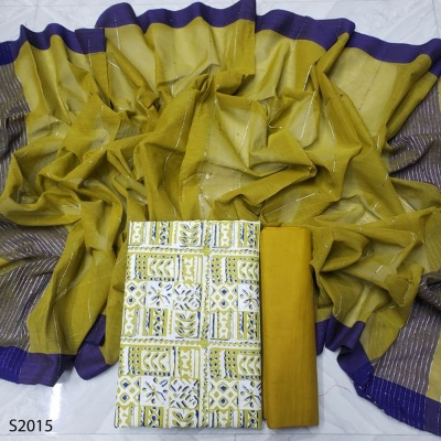 Picture of Premium  Quality Unstitch 3 Pieces