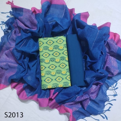 Picture of Premium  Quality Unstitch 3 Pieces