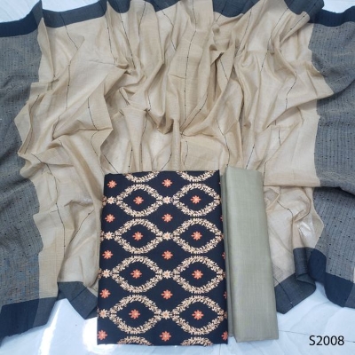 Picture of Premium  Quality Unstitch 3 Pieces