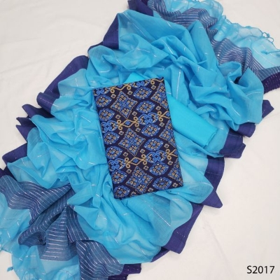 Picture of Premium  Quality Unstitch 3 Pieces