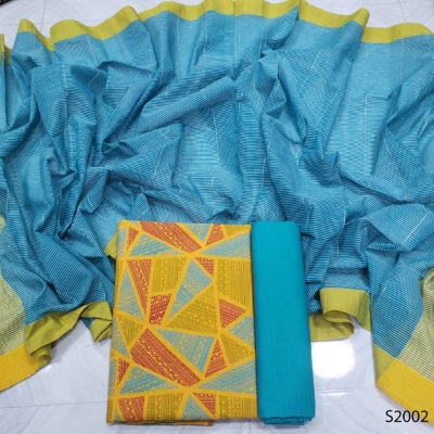 Picture of Premium  Quality Unstitch 3 Pieces