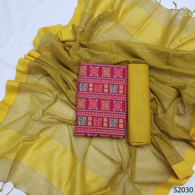 Picture of Premium  Quality Unstitch 3 Pieces