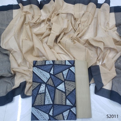 Picture of Premium  Quality Unstitch 3 Pieces