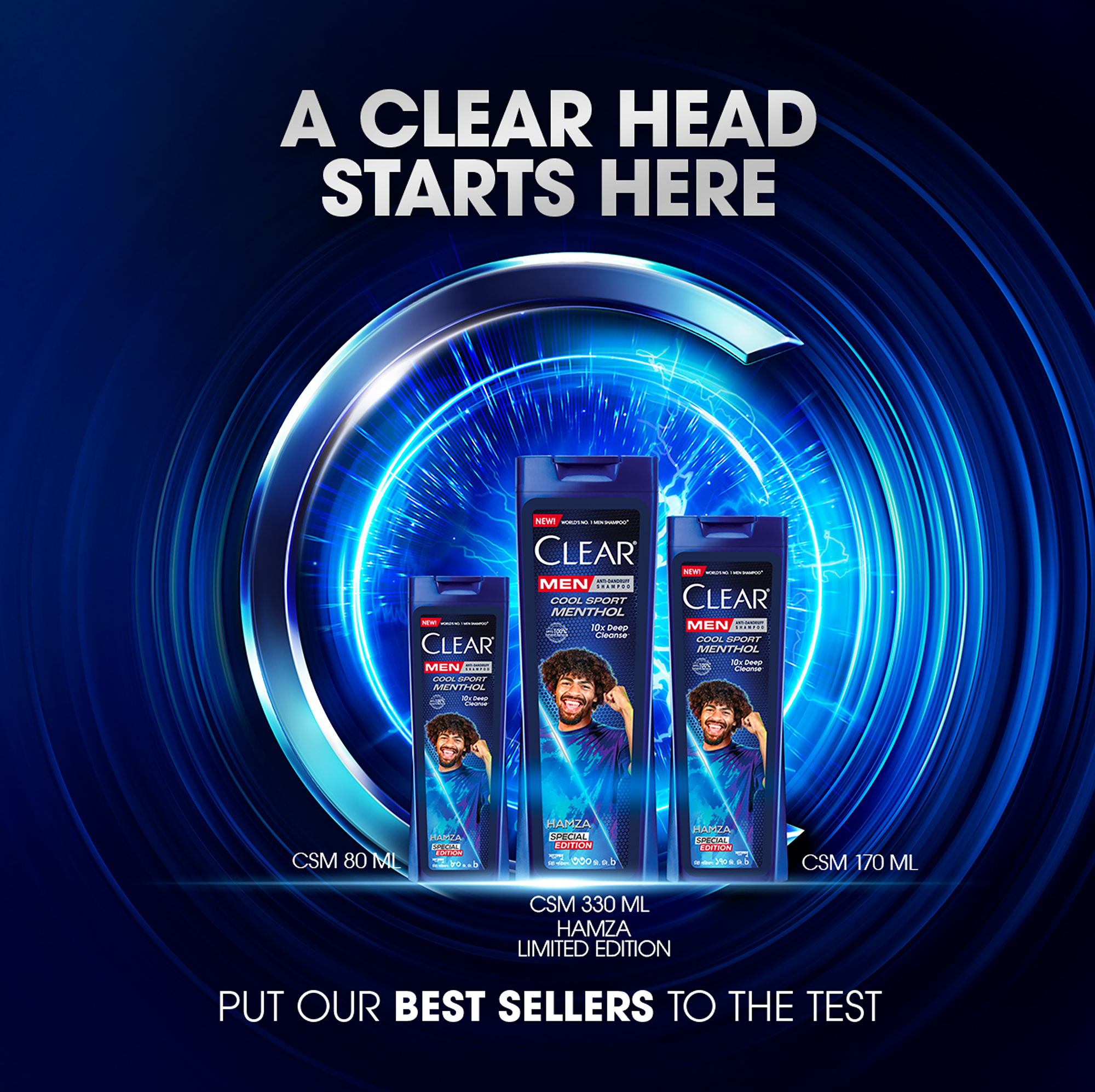 Picture of Clear Men Shampoo Cool Sport Menthol Anti Dandruff 80ml