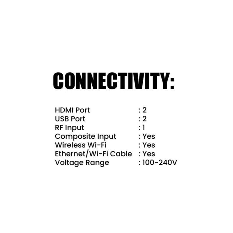 Picture of MME 32 Inch Frameless Smart Android TV Latest Android Installed