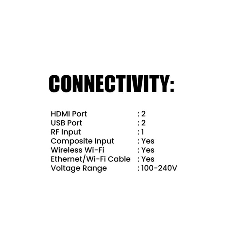 Picture of MME TV 43" Frameless Smart Android TV Latest Android Installed