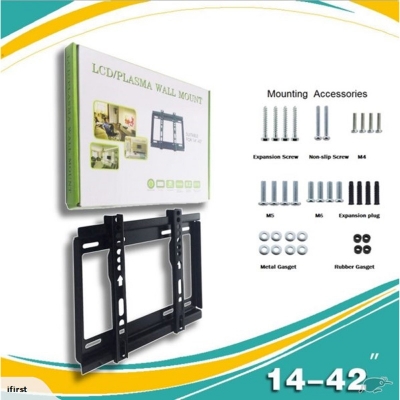 Picture of Smart TV Wall Mount for LCD/ LED TV Wall Bracket Stainless Steel TV Mount Easy Installation