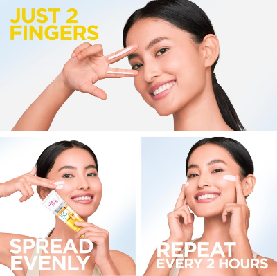 Picture of Glow & Lovely Bright Serum Sunscreen UV DUO SPF50 50g