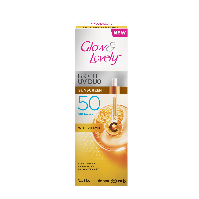 Picture of Glow & Lovely Bright Serum Sunscreen UV DUO SPF50 50g