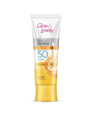 Picture of Glow & Lovely Bright Serum Sunscreen UV DUO SPF50 50g