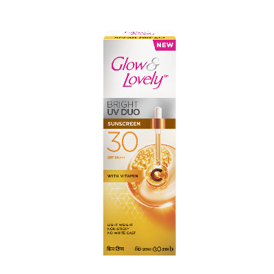 Picture of Glow & Lovely Bright Serum Sunscreen UV DUO SPF30 50g