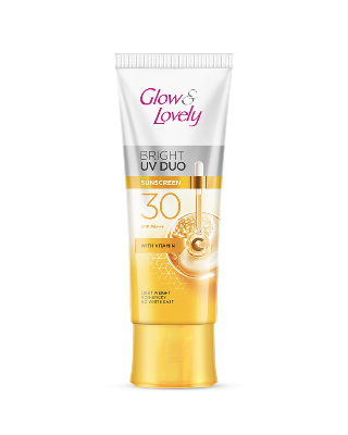 Picture of Glow & Lovely Bright Serum Sunscreen UV DUO SPF30 50g