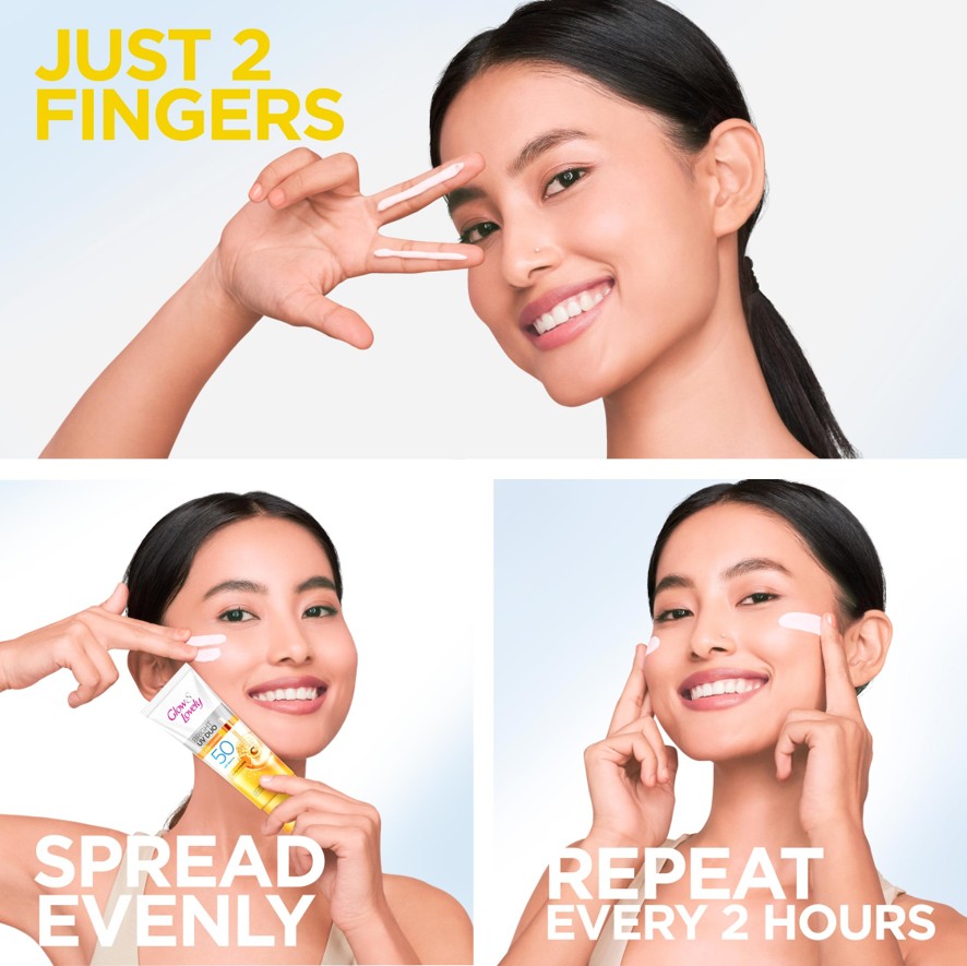 Picture of Glow & Lovely Bright Serum Sunscreen UV DUO SPF50 25g