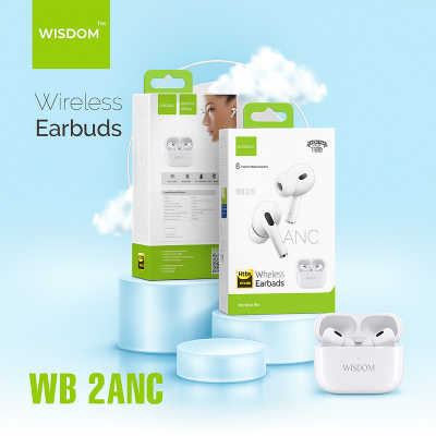 Picture of Wisdom WB2 ANC 100% Work Pop-up Window Wireless Earbuds airpods 2nd Gen inspired - WB2ANC