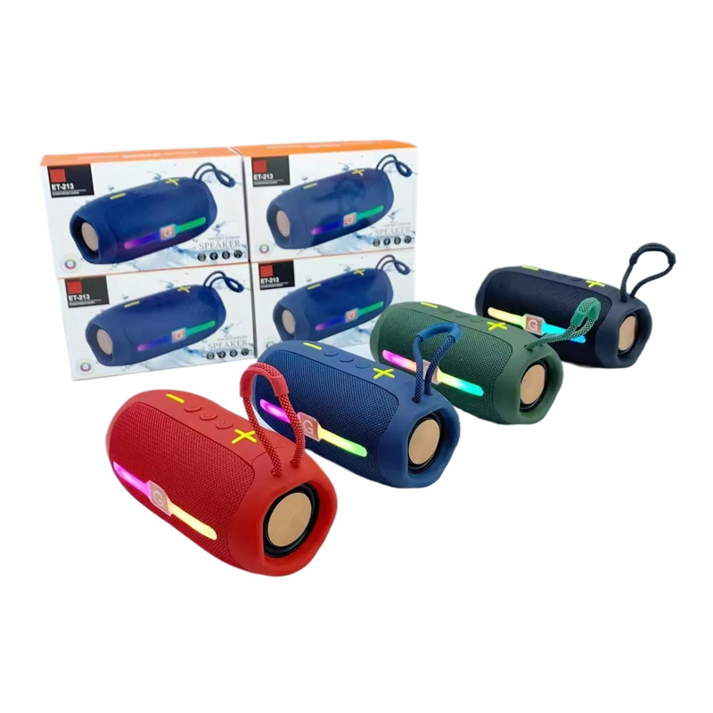 Picture of ET-213 Portable Speaker Deep Bass Wireless with FM Radio LED Colorful Light DJ Party Bluetooth Loud Speakers Hand-held Subwoofer