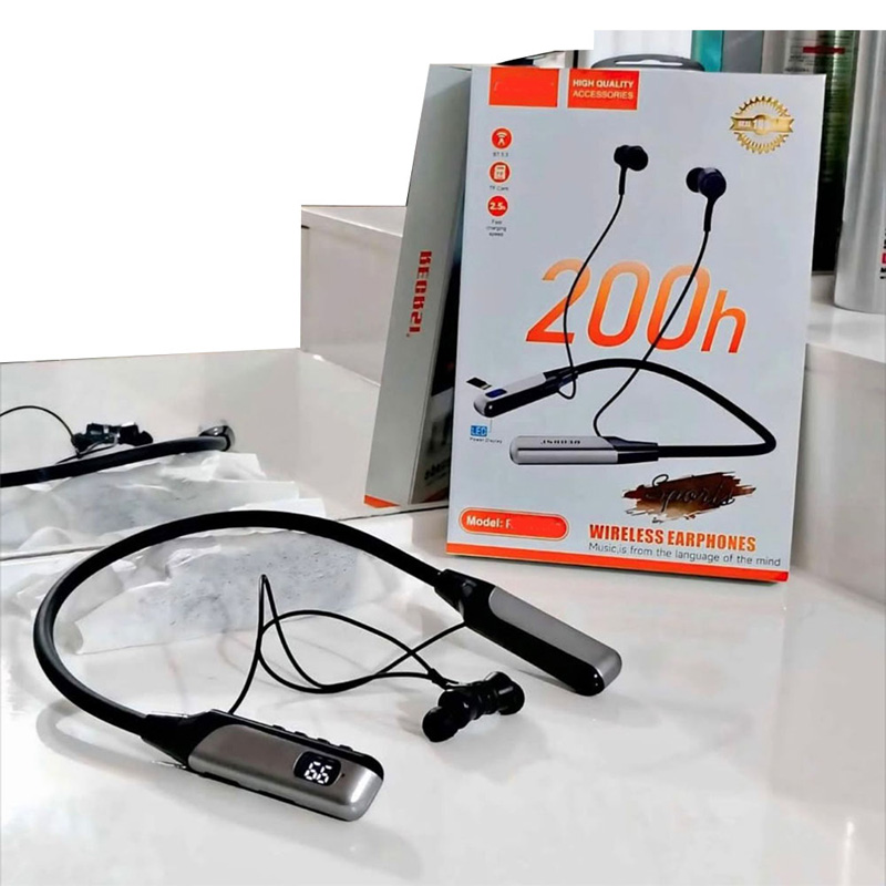 Picture of ZT Plus 200 Magnetic Neckband Wireless Bluetooth 5.3 Earbuds Long Standby Sports Music Earphones HiFi Sound Headphones Support TF Card Output
