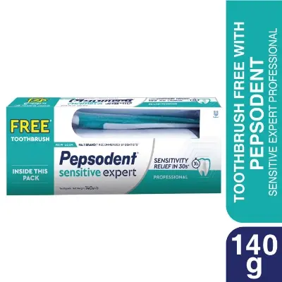 Picture of Pepsodent Toothpaste Sensitive Expert Professional 140g (Toothbrush Free)