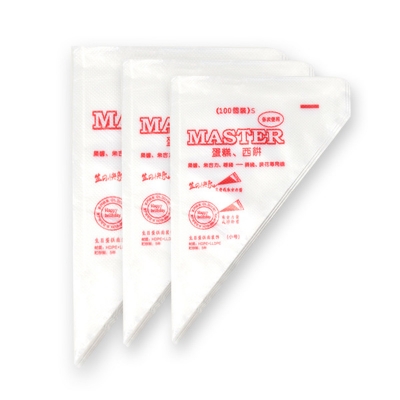 Picture of Plastic Disposable Piping Bags Cake Cream Decorating (100 piece Medium size )