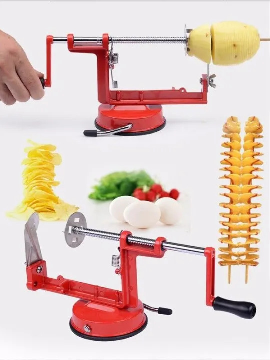 Picture of Potato Spiral Cutter Twisted Fruits Vegetable Slicer