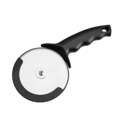 Picture of Pizza wheel knife Pizza knife cake cutter single wheel Pizza hob with protective sleeve baking tool