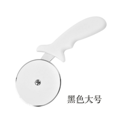 Picture of Pizza Cutter Round Roller Baking Tool Plastic Handle Single Wheel Pizza Cutter Thin Cake Kitchen Gadget