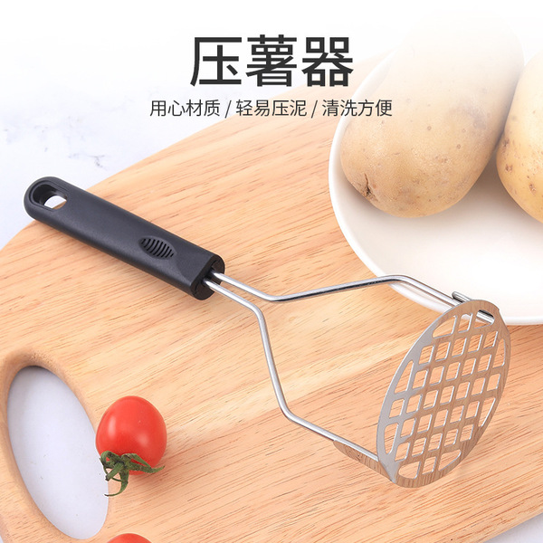 Picture of Stainless Steel Potato Masher With Plastic Handle