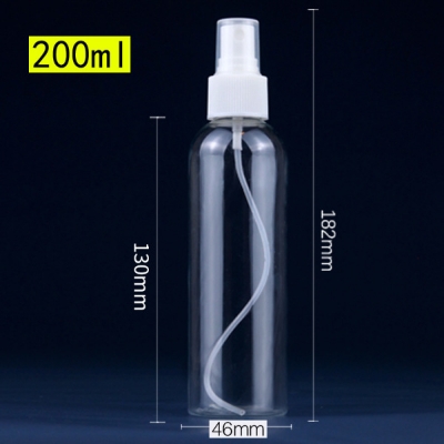 Picture of 200ml Spray bottle Transparent plastic bottle- 4 pcs
