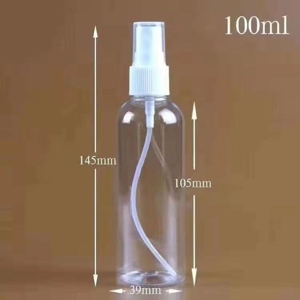 Picture of 100ml Spray bottle Transparent plastic bottle- 50 pcs (Wholesale Combo)