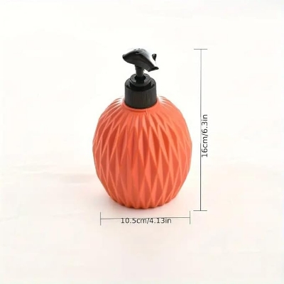 Picture of Living Dimond Cut Design Liquid Soap Dispenser, Multipurpose Refillable Plastic Pump for Hand Wash, Dish Wash, Shampoo, Kitchen, Bathroom, and Household Use