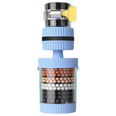 Picture of Removable and washable six-layer household faucet filter universal splash-proof shower water saver kitchen tap water filter