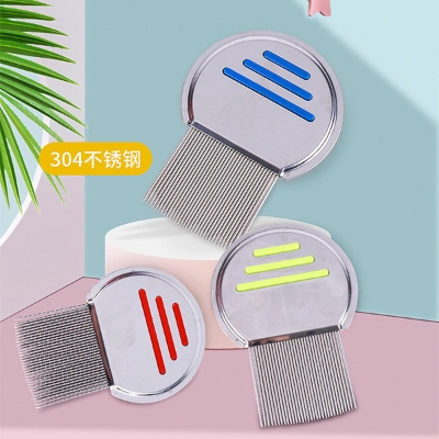 Picture of stainless steel lice comb