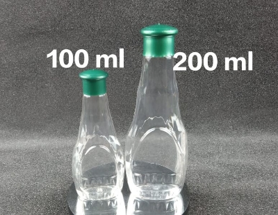 Picture of 100 Ml Diamond Shape Organic Oil Empty Bottle 15 Pcs