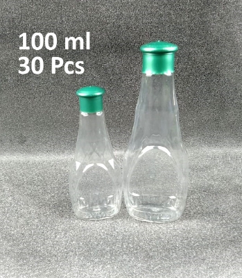 Picture of 100 Ml Diamond Shape Organic Oil Empty Bottle 30 Pcs