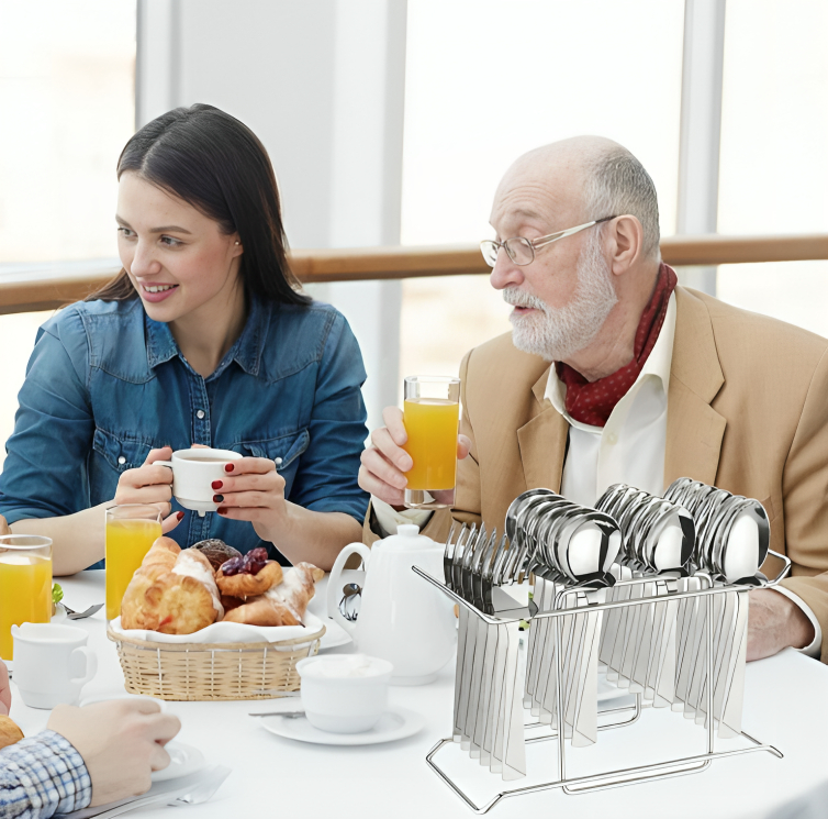 Picture of PREMIUM SS CUTLERY SET Stainless Steel Cutlery Set (Pack of 24)