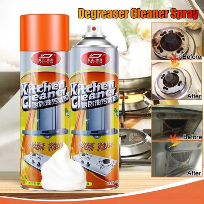 Picture of Multipurpose Bubble Foam Cleaner Kitchen Cleaner Spray Oil & Grease Stain Remover Chimney Cleaner Spray Bubble Cleaner All Purpose Foam Degreaser Spray