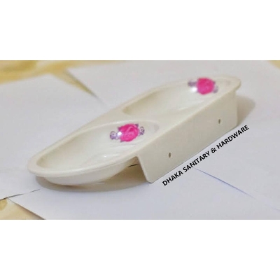 Picture of Melamine Double Soap Case - bathroom accessories - kitchen accessories