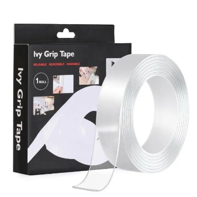 Picture of Ivy Grip Double Side Nano Adhesive Clear Tape Anti-Slip Removable Tape (3m/9.8 ft Long, 2mm Thick) MAX