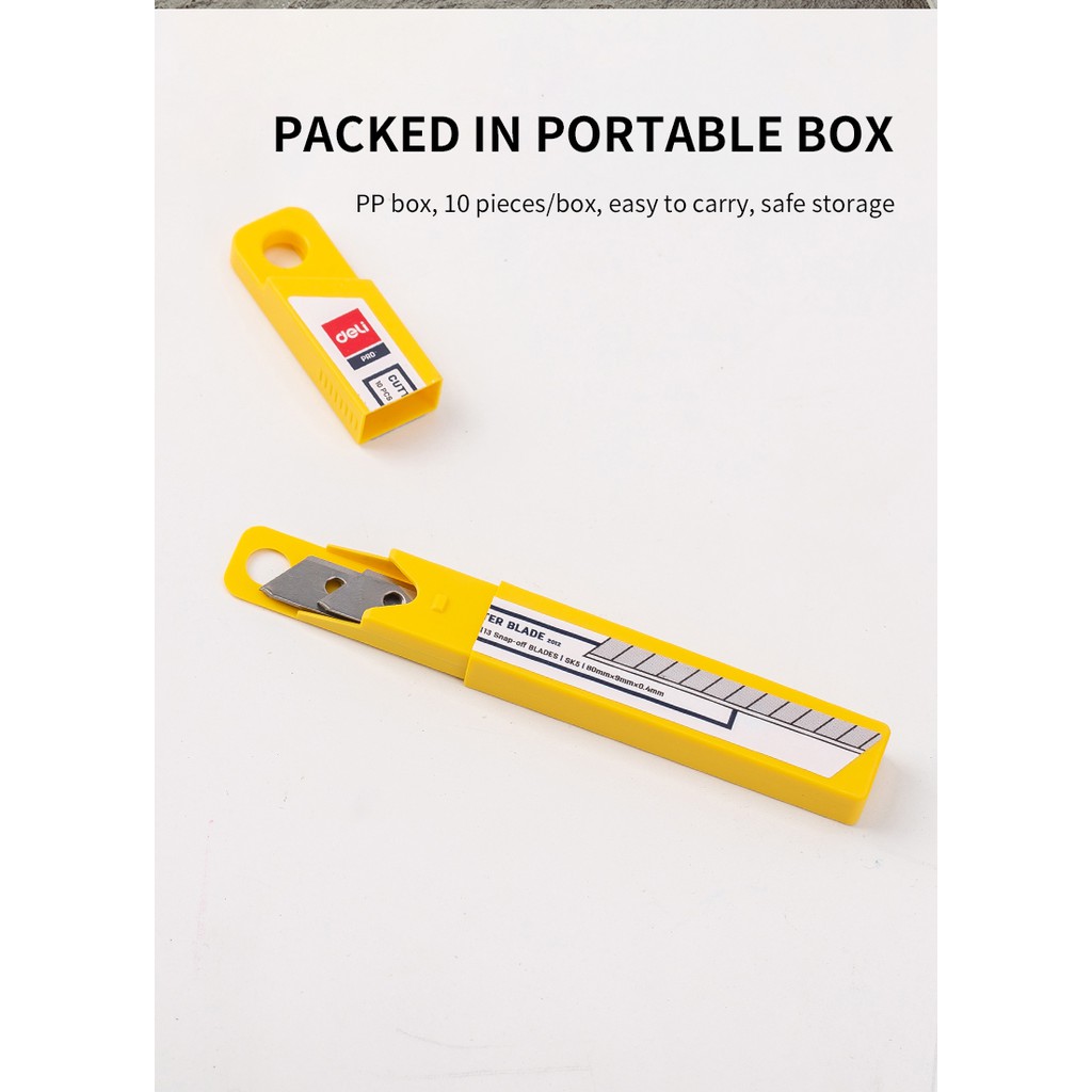 Picture of Deli Small Anti Cutter Blade- 2012( 1Box=10 pcs)