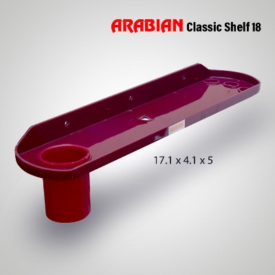 Picture of ARABIAN 17Inch Classic Shelf  for Bathroom and Basin- Maroon