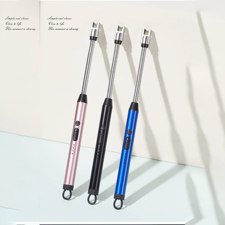Picture of Long Candle Kitchen Electric Usb Lighters Bbq Rechargeable Hose Torch Electric Plasma Arc Lighter