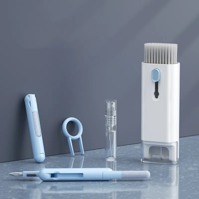 Picture of 7 in 1 touch screen cleaner brush Earbuds Earphone Cleaning Cleaning Tools Keyboard Cleaner Kit Airpod Screen Cleaner Pen kit