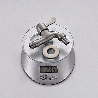 Picture of Wall Mount Washing Machine Faucet Stainless Steel Laundry Bathroom Bibcock Garden Faucet Washing Machine Tap Balcony Water Tap