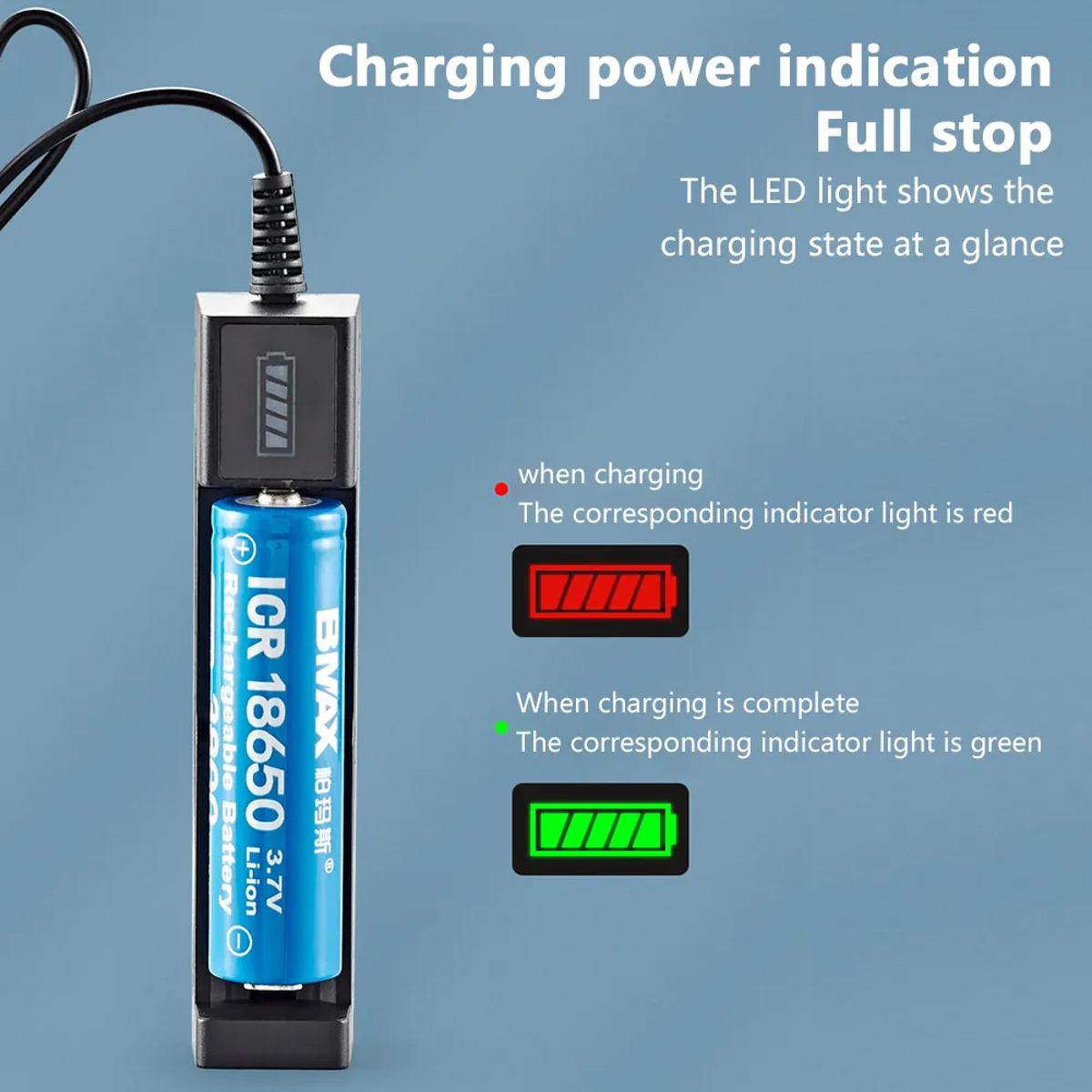 Picture of Smart Battery Charger For 18650/16340/14500/AA/AAA 3.7 volt battery