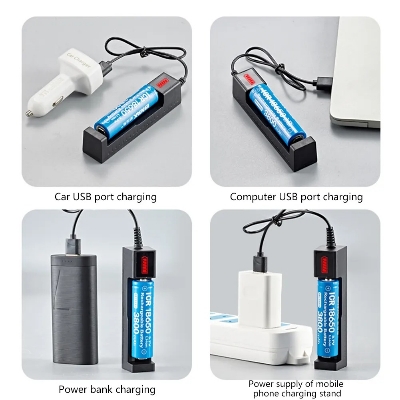 Picture of Smart Battery Charger For 18650/16340/14500/AA/AAA 3.7 volt battery