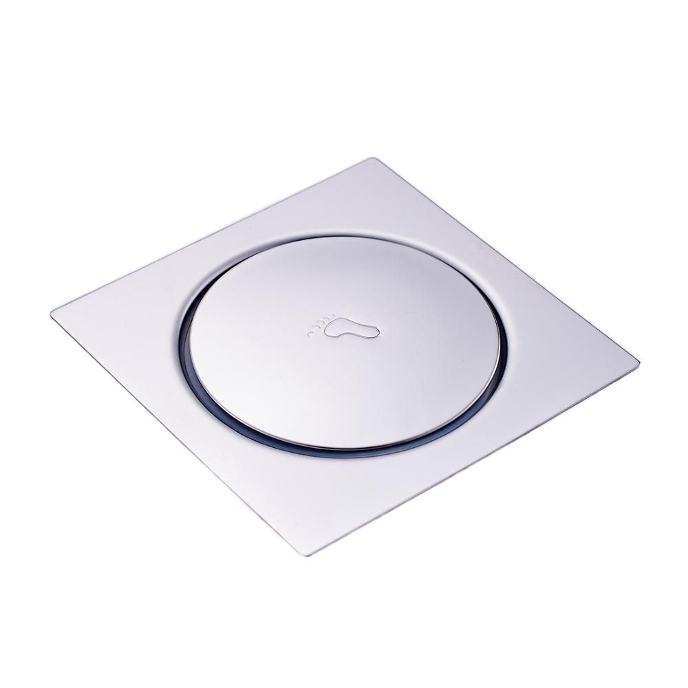 Picture of 6 Inch Floor drainer water outline for Bathroom and kitchen 100% Staineless Steel Grading Chrome polishing